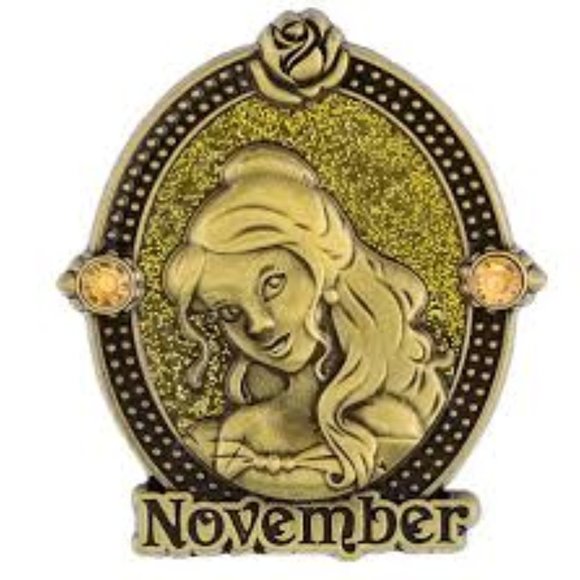 Disney Accessories - Disney Birthstone Pin Princess Belle November